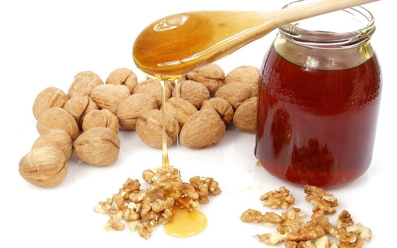 honey at nuts upang madagdagan ang potency
